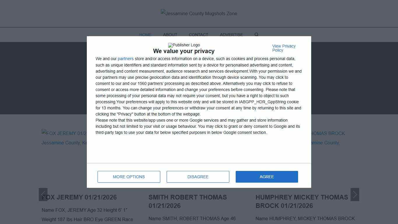 Jessamine County Mugshots Zone